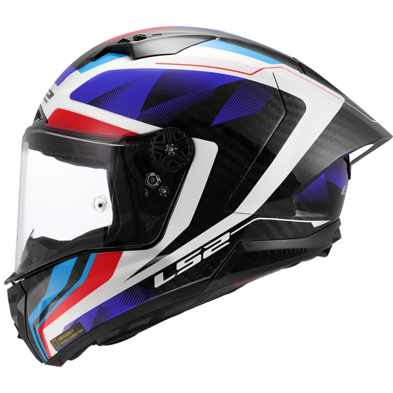 Integralhelm Motorrad LS2 FF805 Thunder C GP Aero Raute blau-rot