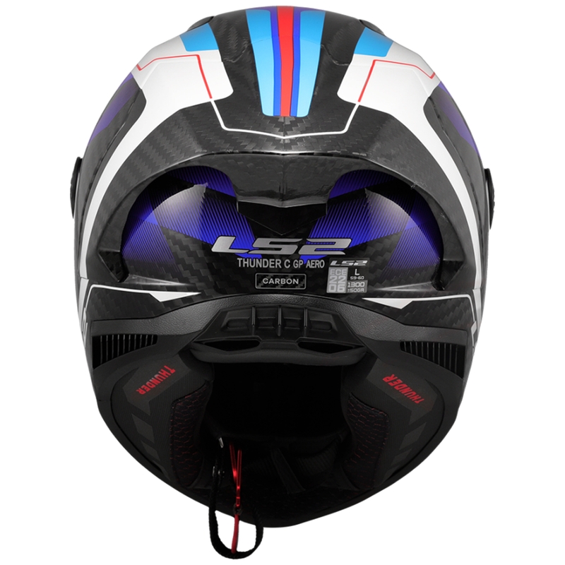 Integralhelm Motorrad LS2 FF805 Thunder C GP Aero Raute blau-rot