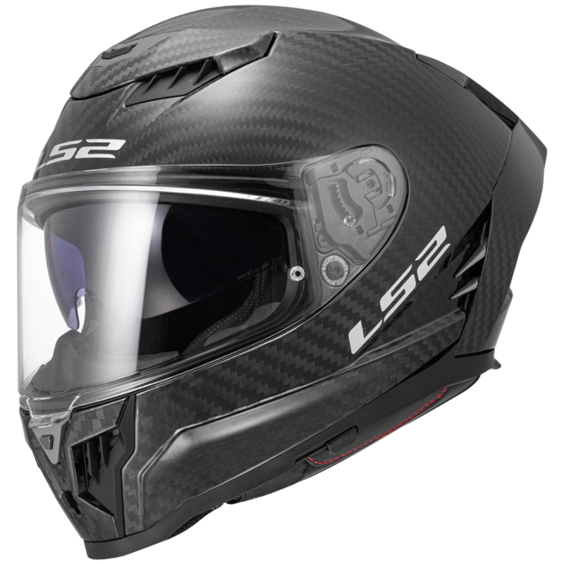 Integralhelm Motorrad LS2 FF807 Dragon Carbon mattschwarz