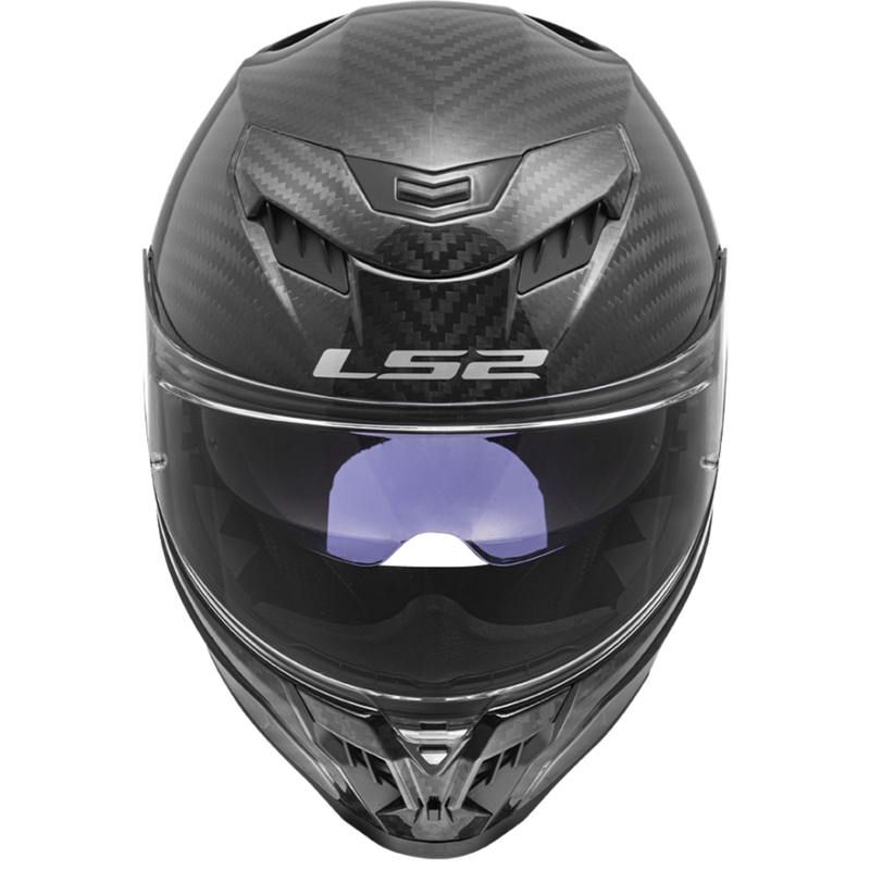 Integralhelm Motorrad LS2 FF807 Dragon Carbon mattschwarz