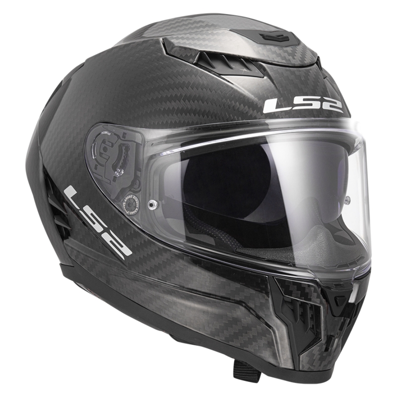 Integralhelm Motorrad LS2 FF807 Dragon Carbon mattschwarz