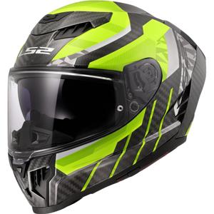 Integralhelm Motorrad LS2 FF807 Dragon Trax fluo gelb