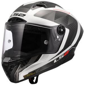 Integralhelm Motorrad LS2 FF805 Thunder C GP Aero Raute weiß-grau