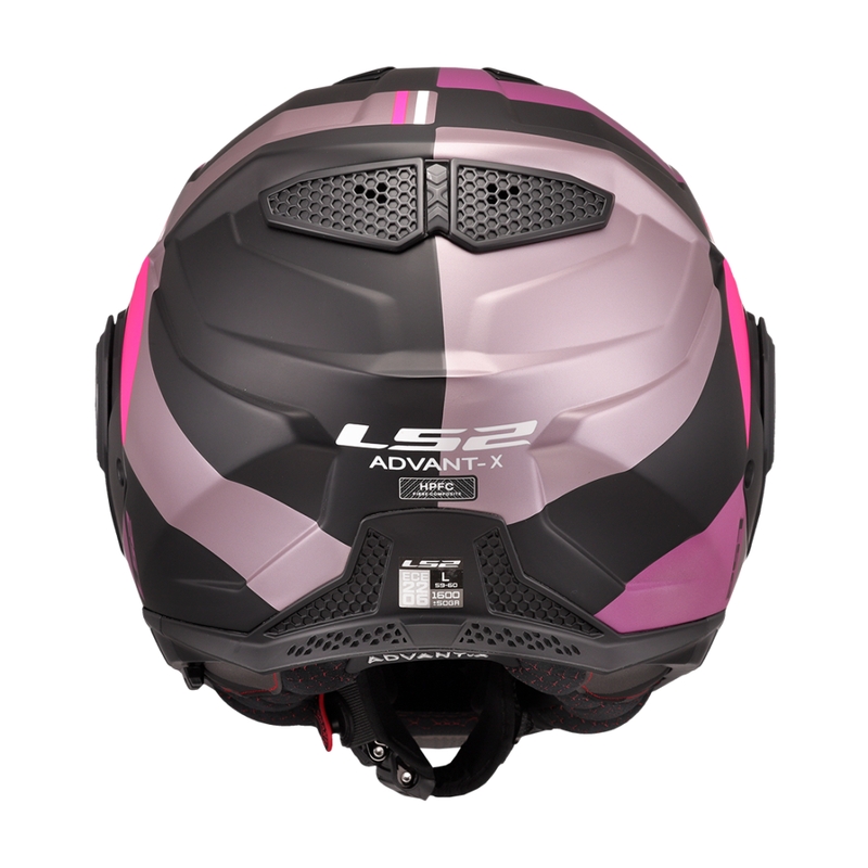 Klapphelm Motorrad LS2 FF901 Advant X Ultra grau-lila