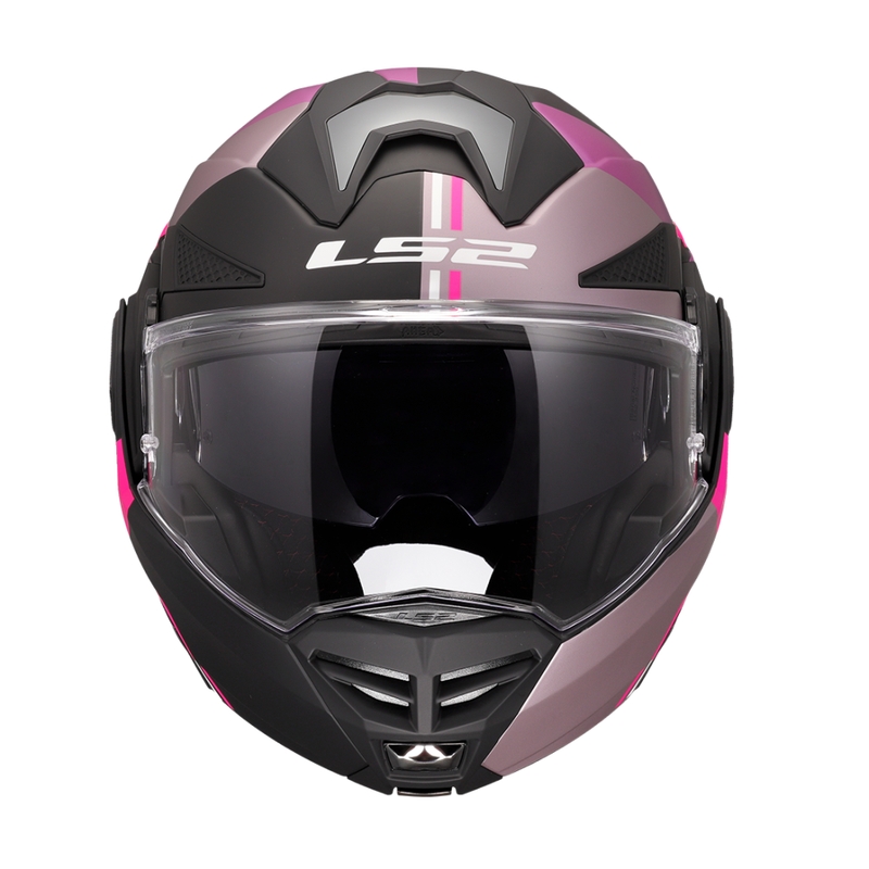 Klapphelm Motorrad LS2 FF901 Advant X Ultra grau-lila