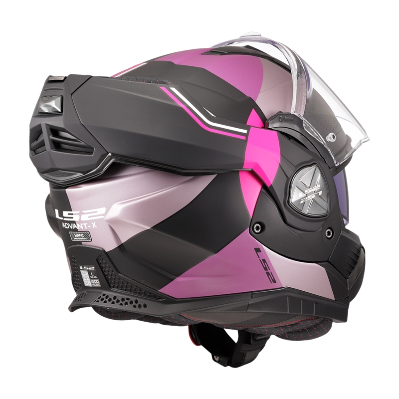 Klapphelm Motorrad LS2 FF901 Advant X Ultra grau-lila