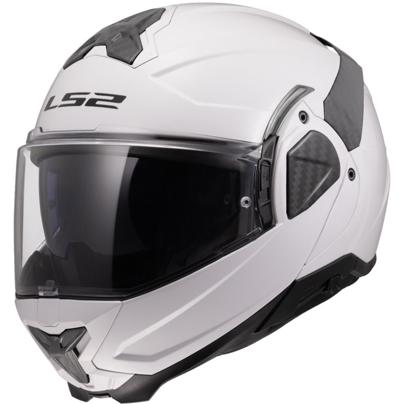 Klappbarer Motorradhelm LS2 FF910 Advant II, einfarbig weiß