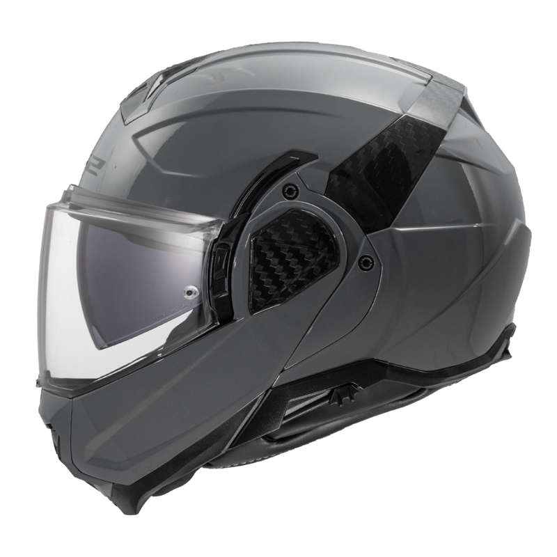Klappbarer Motorradhelm LS2 FF910 Advant II Solid Nardo grau