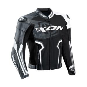 IXON Falcon schwarz-grau-weiß Motorradjacke Ausverkauf