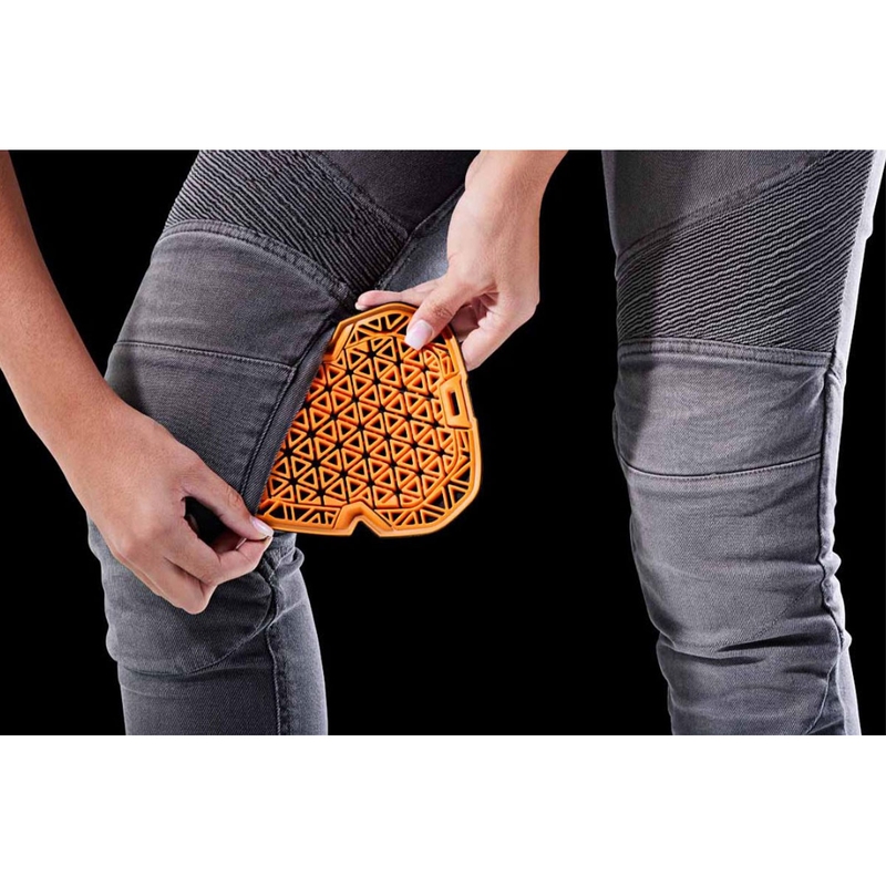 Furygan Purdey Evo Slim Damen Motorradjeans grau