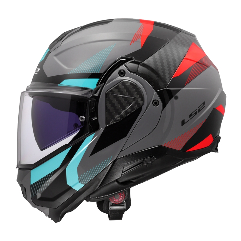 Klappbarer Motorradhelm LS2 FF910 Advant II Triple Nardo grau