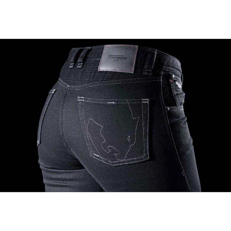 Furygan Purdey Evo Slim Damen Motorradjeans schwarz