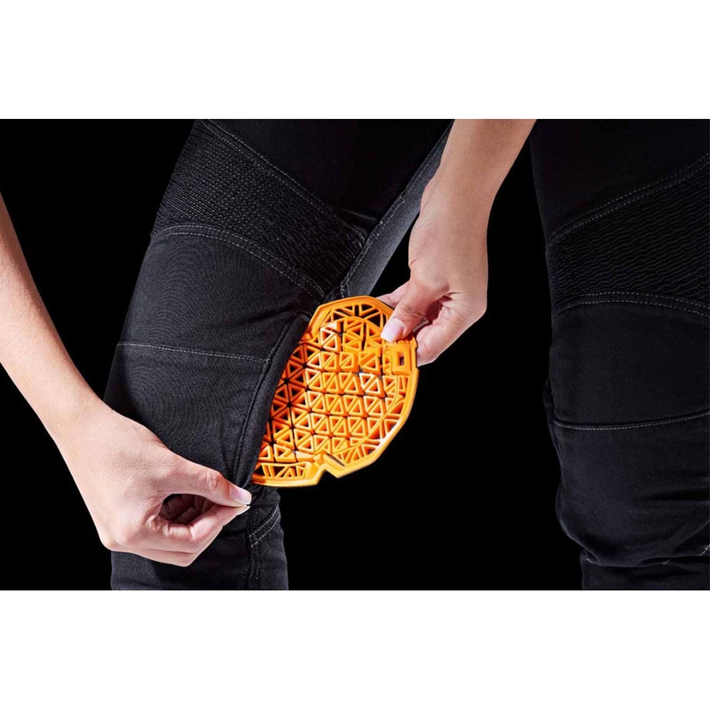 Furygan Purdey Evo Slim Damen Motorradjeans schwarz