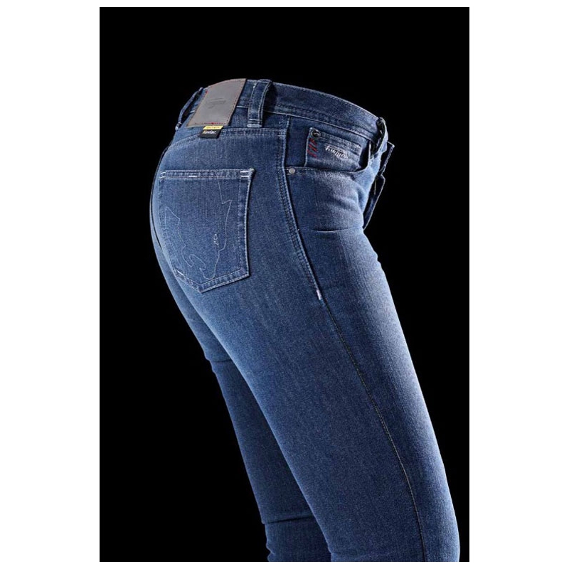 Furygan Kate X Kevlar® Straight Damen-Motorradjeans Blau