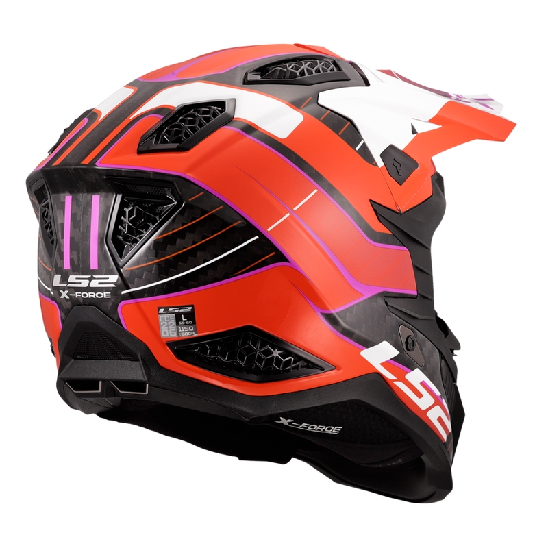 Motocrosshelm LS2 MX703 X-Force Galuo orange
