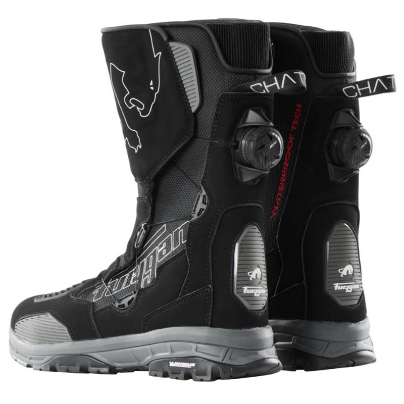 Furygan Chattan D3O® WP Motorradstiefel Schwarz