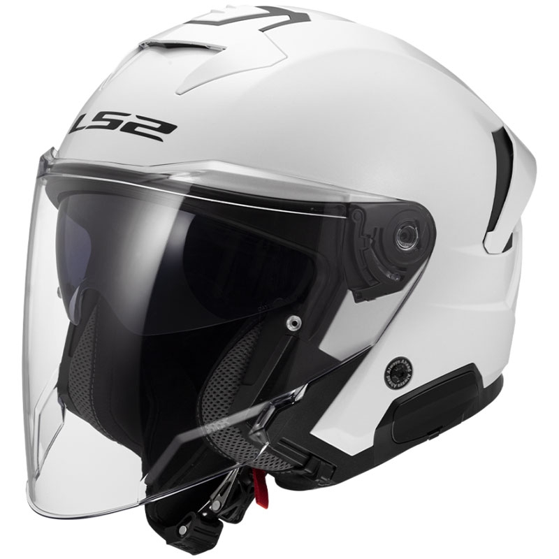 Offener Motorradhelm LS2 OF618 Verso II Solid weiß