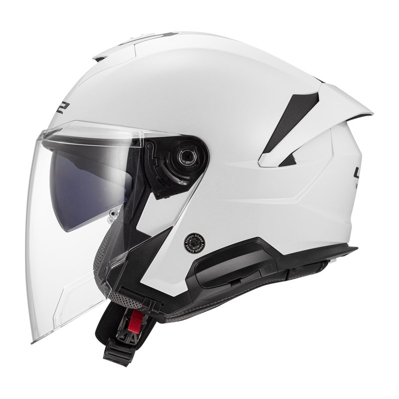 Offener Motorradhelm LS2 OF618 Verso II Solid weiß