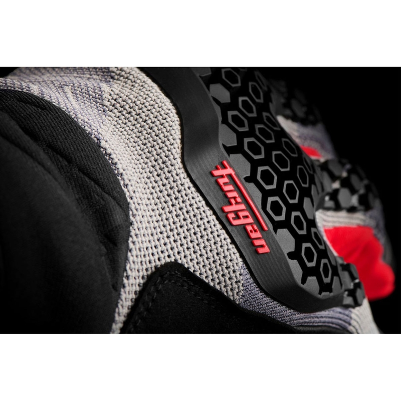 Furygan Jack Motorradhandschuhe schwarz-grau-rot