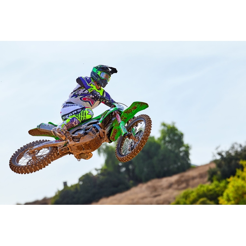 Alpinestars TECH 10 Motorradstiefel Limited Edition Dirt Studios lila-weiß-fluogelb