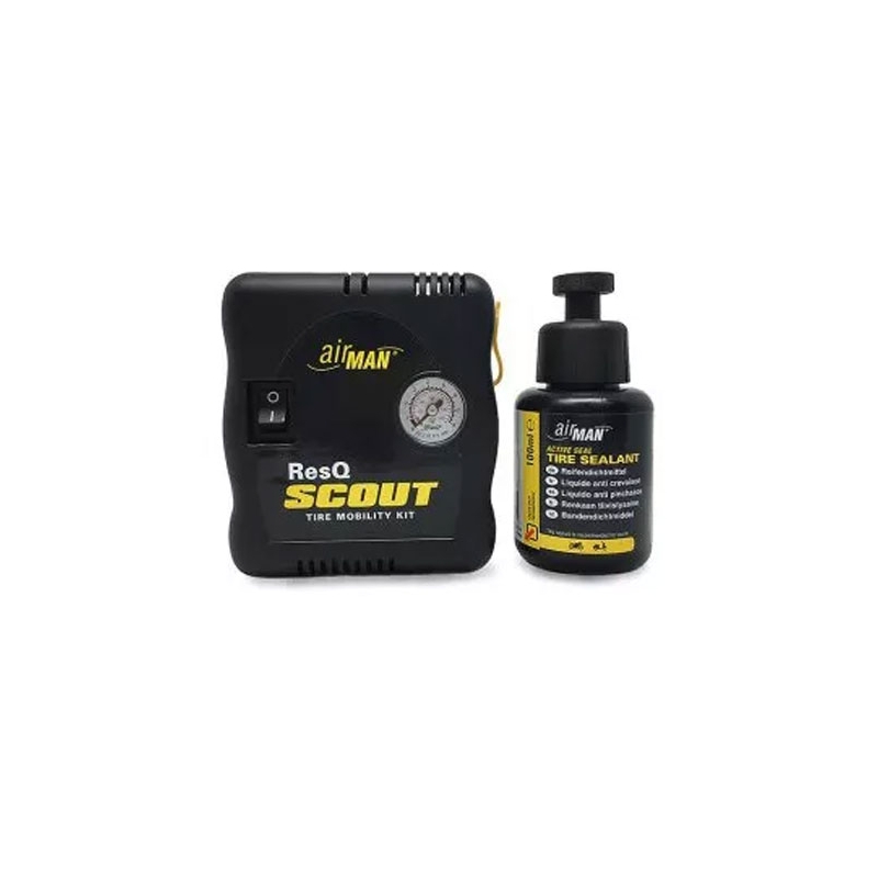 Halbautomatisches Reifenreparaturset airMAN ResQ Scout VO 100 ml