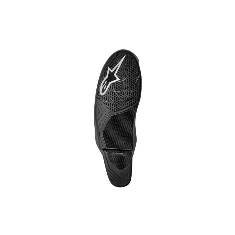 Alpinestars Supertech R Motorradstiefelsohlen schwarz-weiß 2 Stück.
