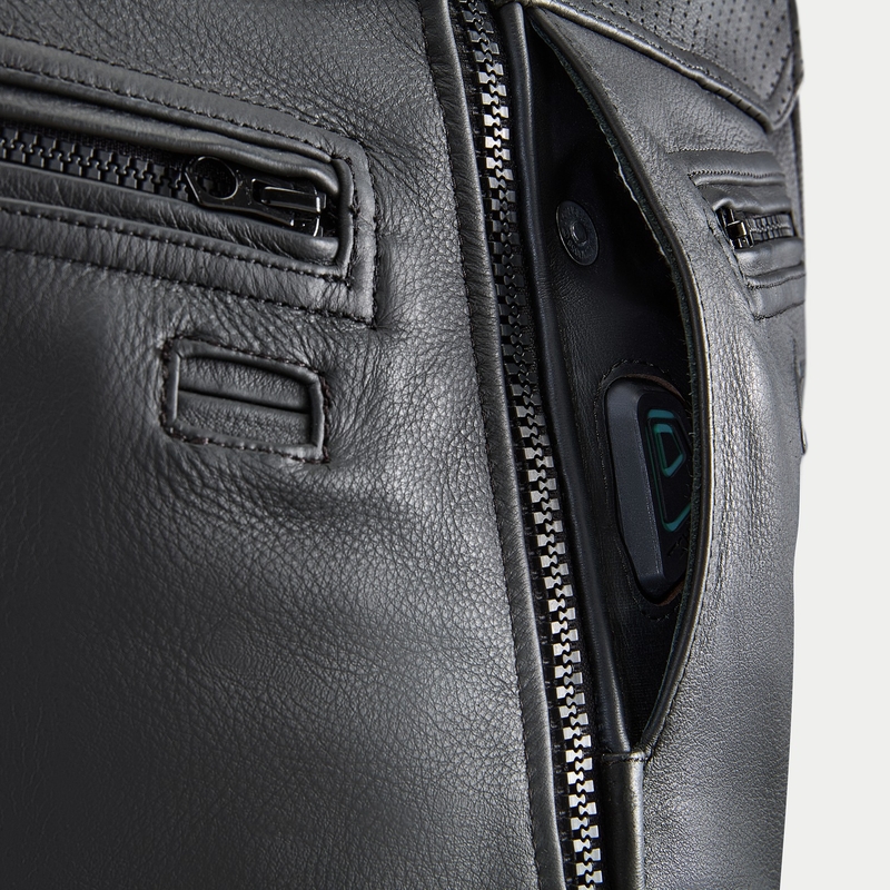 Alpinestars TECH-AIR®3 V2 LEDER System Airbagweste schwarz