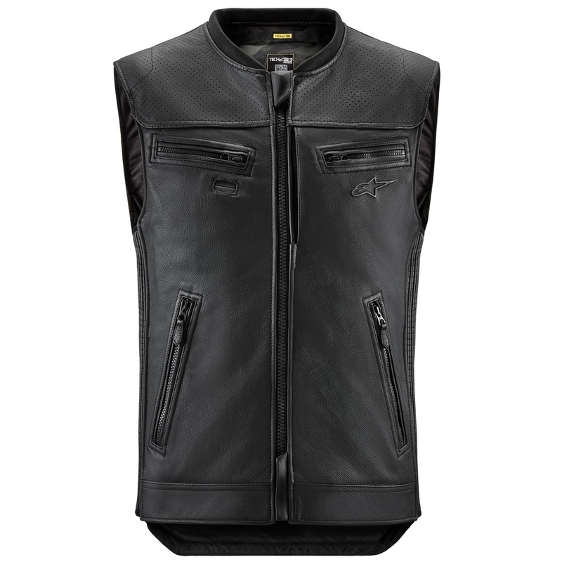 Alpinestars TECH-AIR®3 V2 LEDER System Airbagweste schwarz