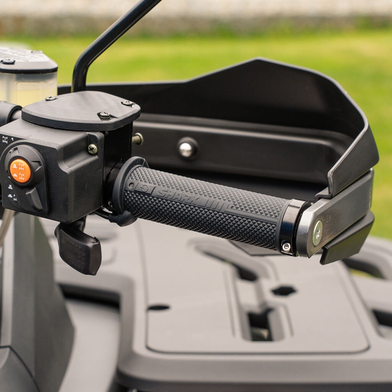 SHARK Lock-On beheizte ATV-Griffe mit integrierten Bedienelementen + Daumen- und Sitzheizung