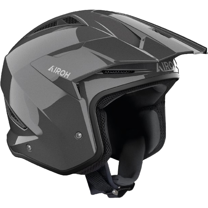 Trial-Motorradhelm Airoh TRR 2 Farbe dunkelgrau