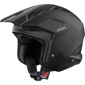 Trial-Motorradhelm Airoh TRR 2 Farbe mattschwarz