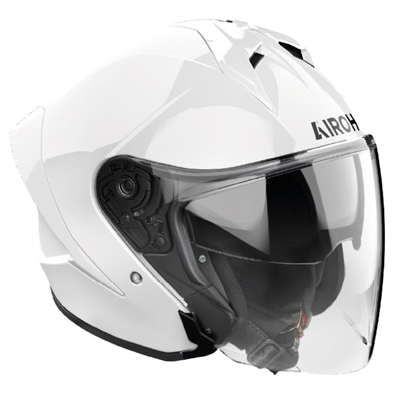 Airoh H21 Color Motorradhelm mit offenem Gesicht Weiß