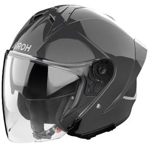 Airoh H21 Color Motorradhelm mit offenem Gesicht Dunkelgrau