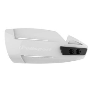Handguard POLISPORT HAMMER 8307800001 mit universal Plastik- Monatgesatz weiß
