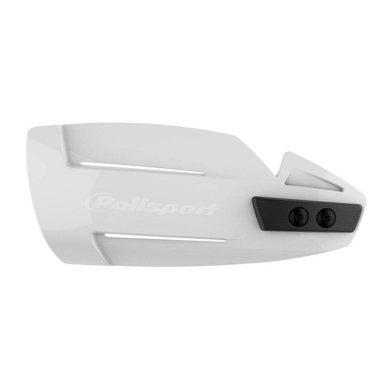 Handguard POLISPORT HAMMER mit universal Plastik- Monatgesatz weiß