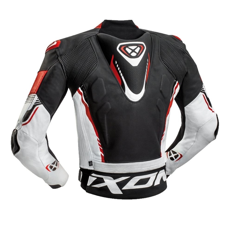 Kombinéza na motorku IXON Vortex 2 černo-bílo-červená výprodej