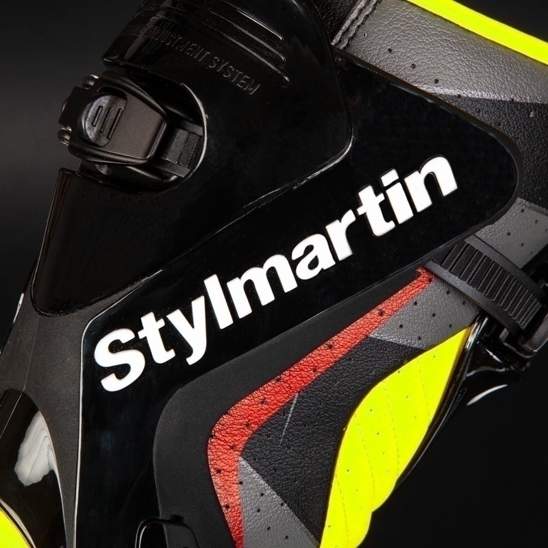 Stylmartin Stealth Evo Air Motorradstiefel schwarz-fluogelb