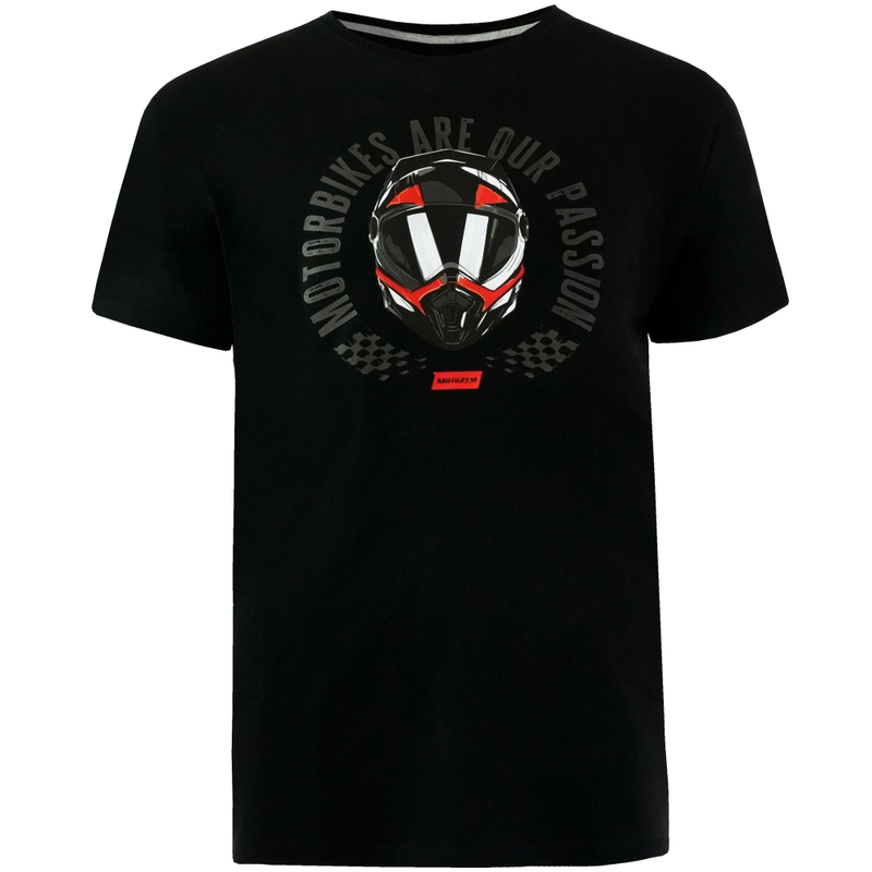 MotoZem Motorräder sind unsere Leidenschaft T-Shirt schwarz