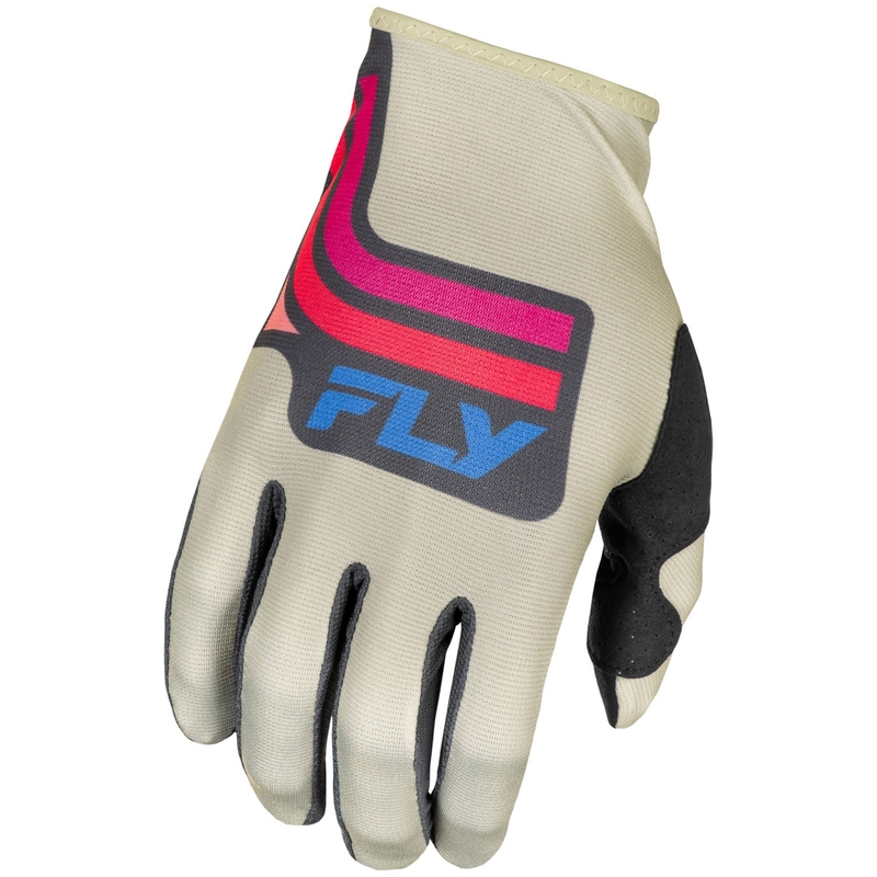 FLY Racing Lite Motocrosshandschuhe grau-pink-blau