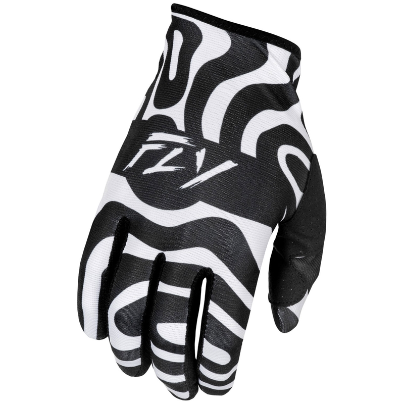 FLY Racing Lite 2025 Motocrosshandschuhe weiß-schwarz