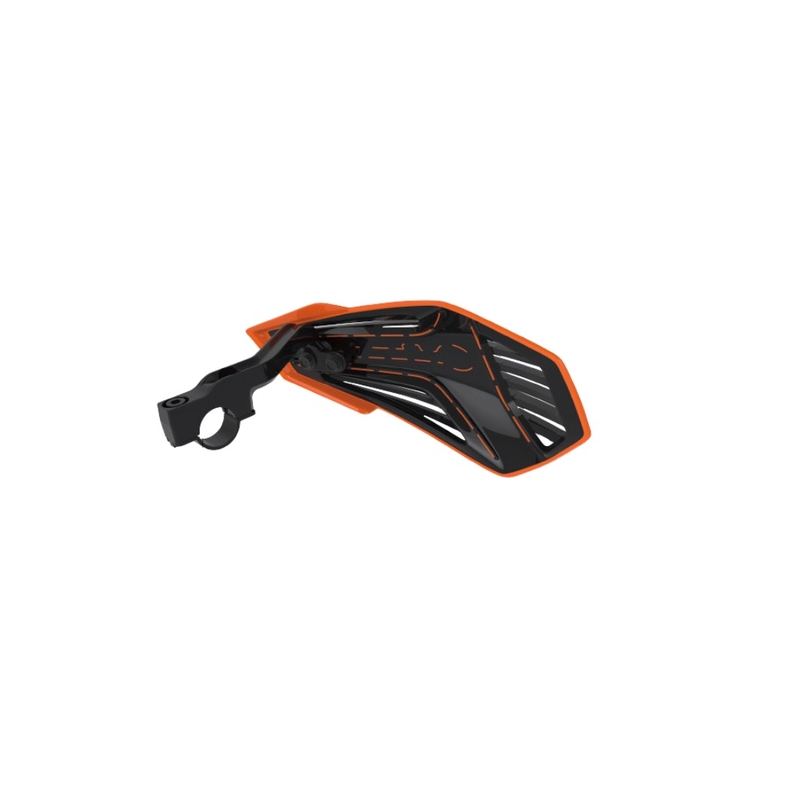 Handguard POLISPORT MX AIR with universal handlebar mounting kit BlueYam98 / White