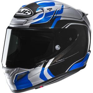 Integralhelm Motorrad HJC RPHA 12 Lawin grau-blau-schwarz