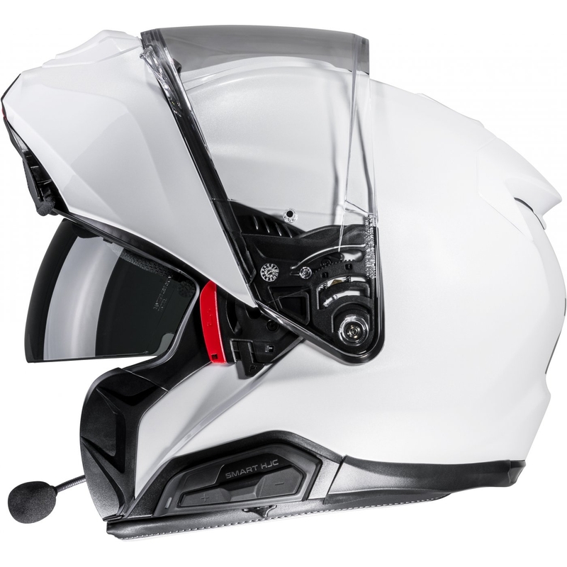HJC RPHA 91 Solid Motorrad-Klapphelm perlweiß