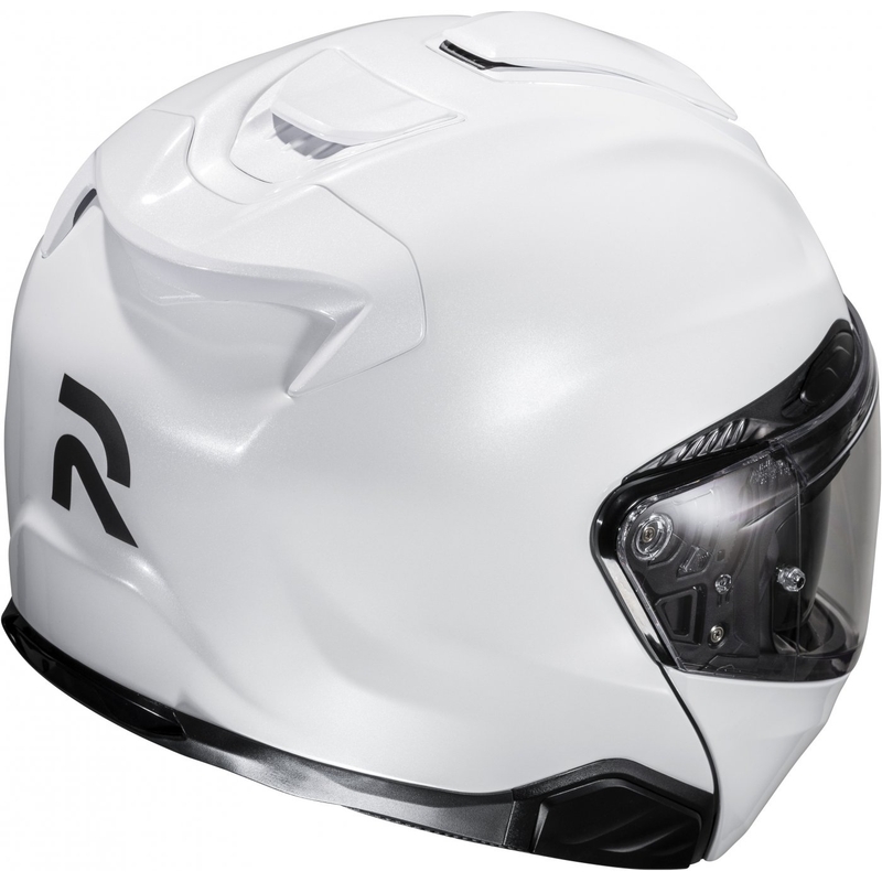 HJC RPHA 91 Solid Motorrad-Klapphelm perlweiß