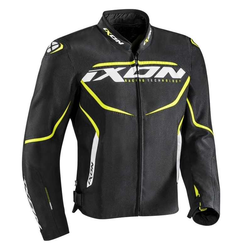 Motorradjacke IXON Sprinter schwarz-gelb Ausverkauf