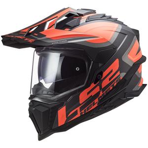 Endurohelm LS2 MX701 Explorer Alter schwarz-fluo orange-grau matt