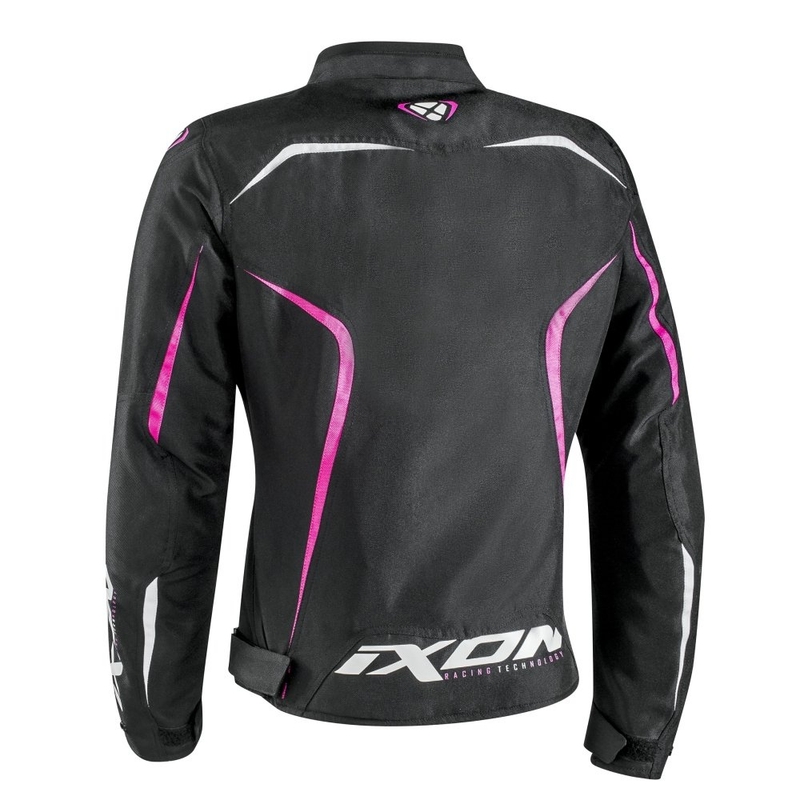 Damen Motorradjacke IXON Sprinter schwarz und rosa Ausverkauf