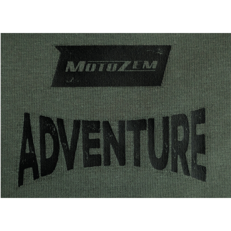 T-Shirt Motozem Adventure grün