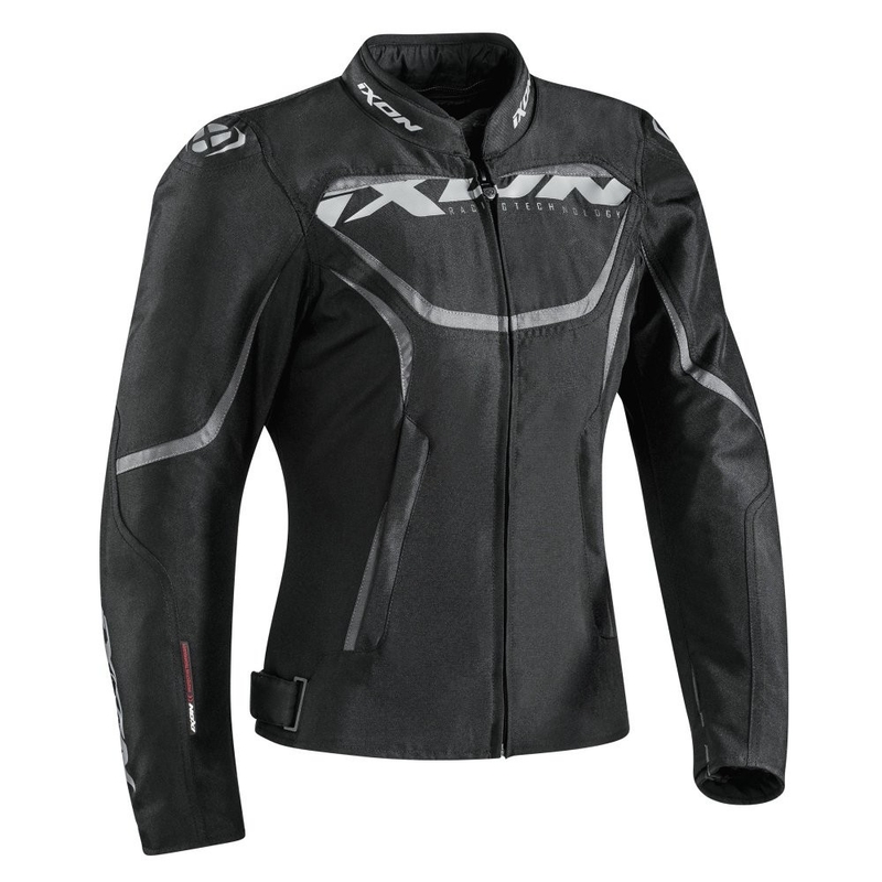 Damen Motorradjacke IXON Sprinter schwarz-grau Ausverkauf