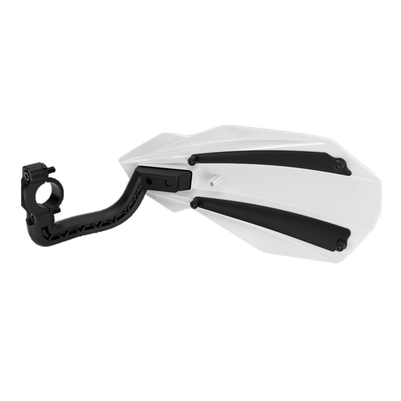 Handguard POLISPORT MX BULLIT with mounting system White